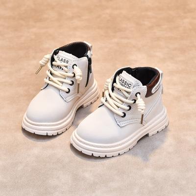 Kindermode Britischer Stil Kurze Stiefel Seitlicher Reißverschluss M Artin Stiefel Schuhe