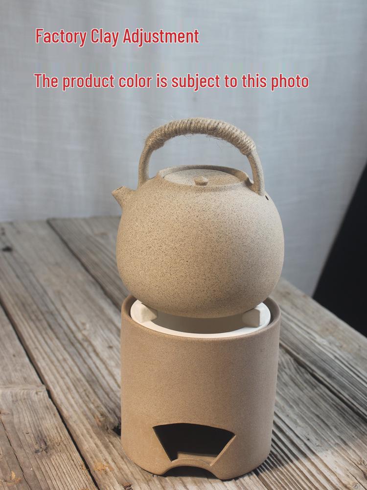White Clay Gongfu Tea Brewing Stove Kettle