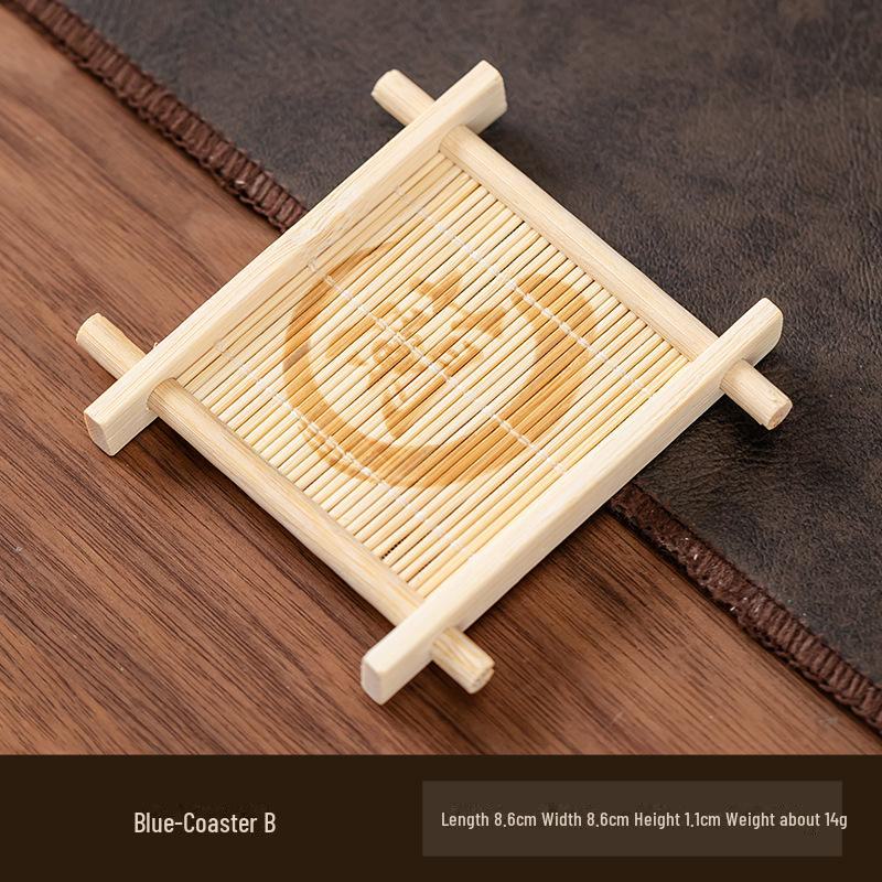Bamboo Coaster & Decorative Tea Cup Tray