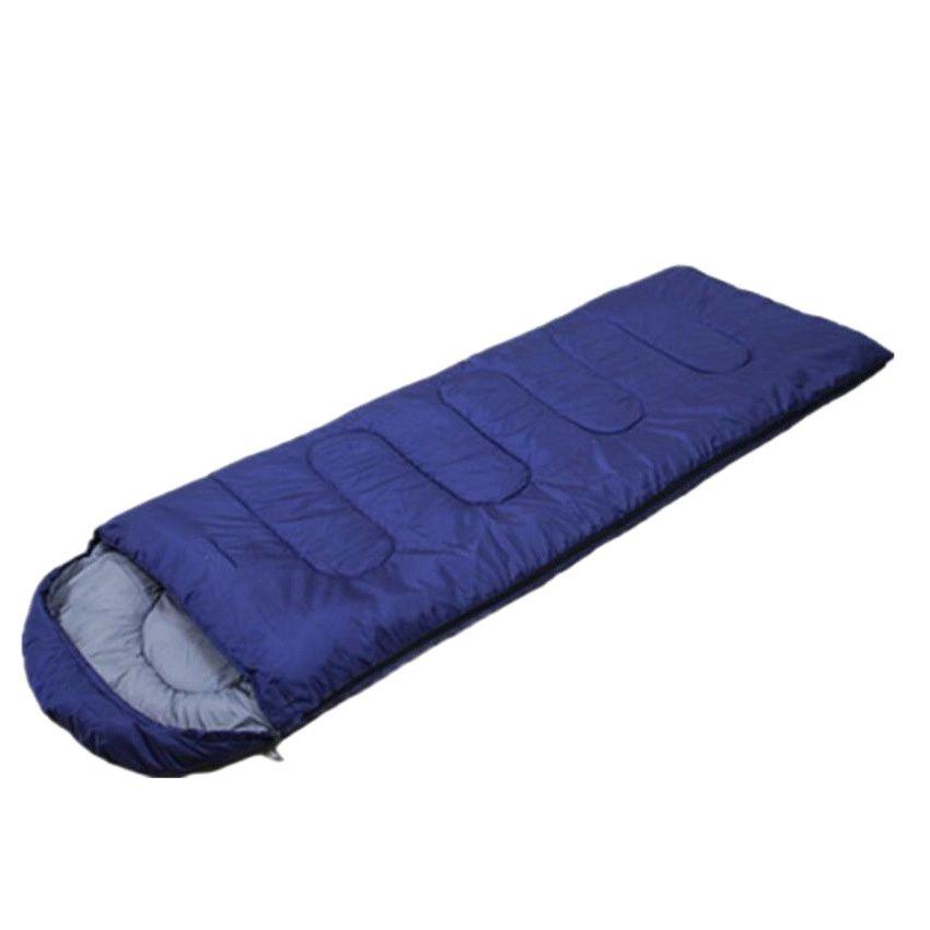 Utomhuscamping Kuvert med huva Sovsäck 700g Bomull Sommarcamping Sovsäck