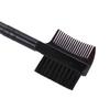 Wood Handle Makeup Tool Dual Head Eyebrow Brush Comb Eyelash Brush Makeup Brushes Eyebrow Comb