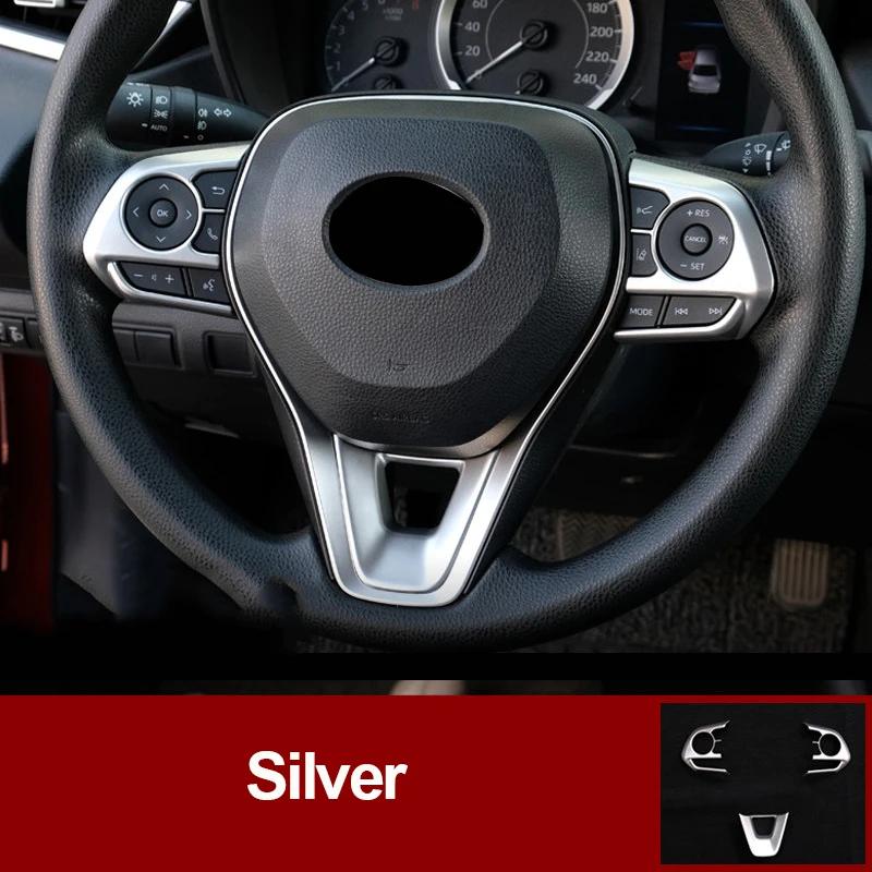 ABS Car Steering Wheel Button Panel Sequ Cover Frame Trims For Toyota Corolla E210      2024 Accessories