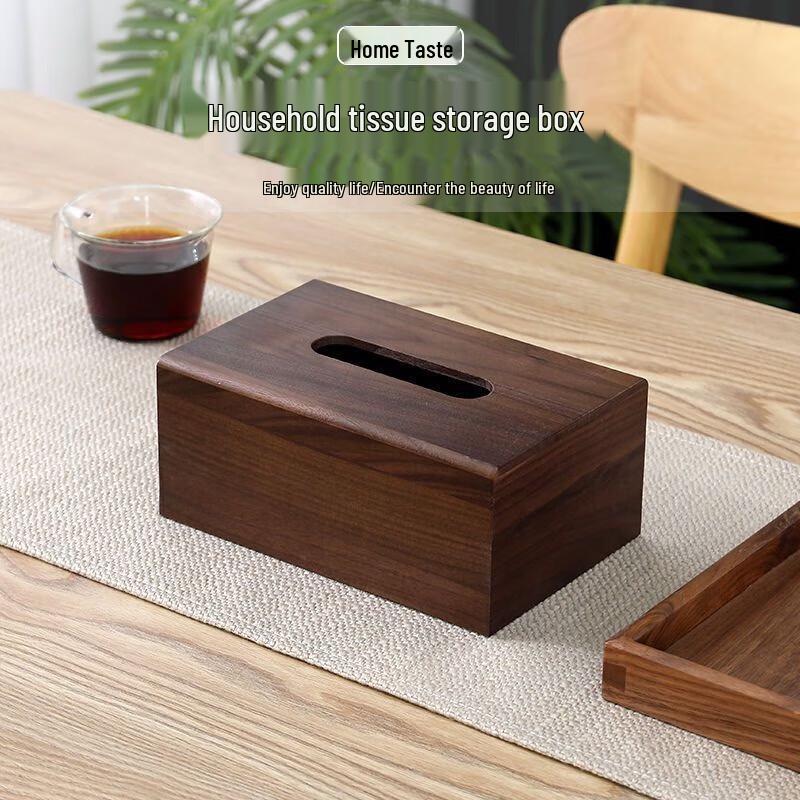 Walnut Wood Tissue Box