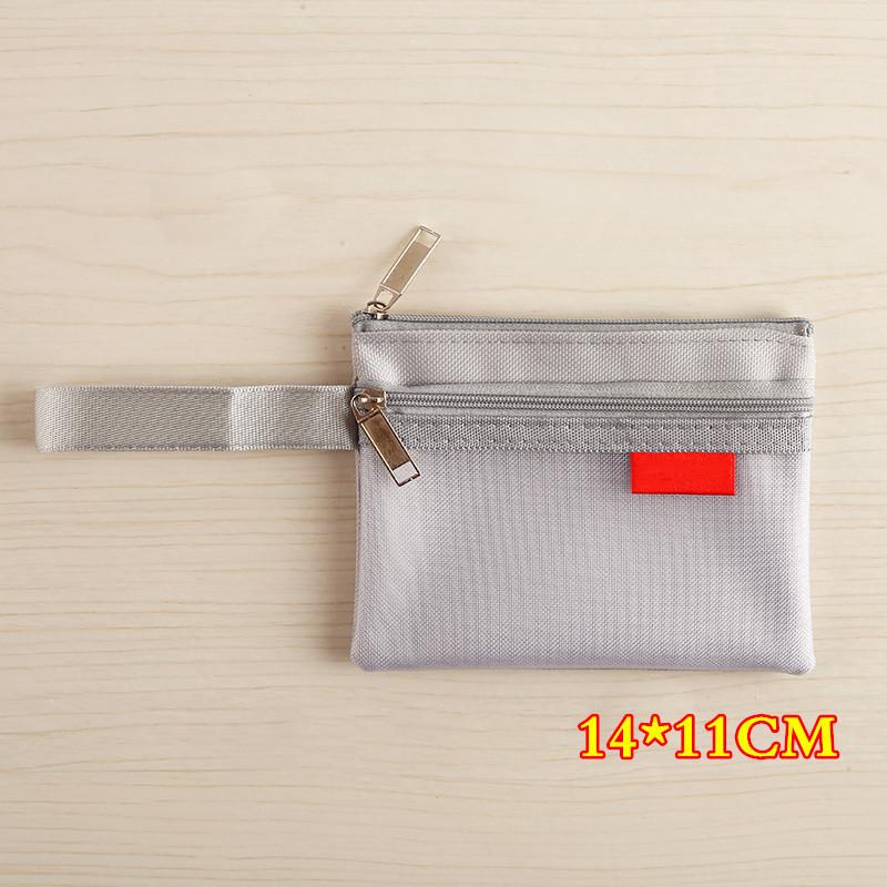 

Красочная двухслойная прозрачная мини-сумка на молнии ID-карта Банковская карта Органайзер для кредитных карт Милый кошелек для монет Ключ для наушников Чехол с линией даты