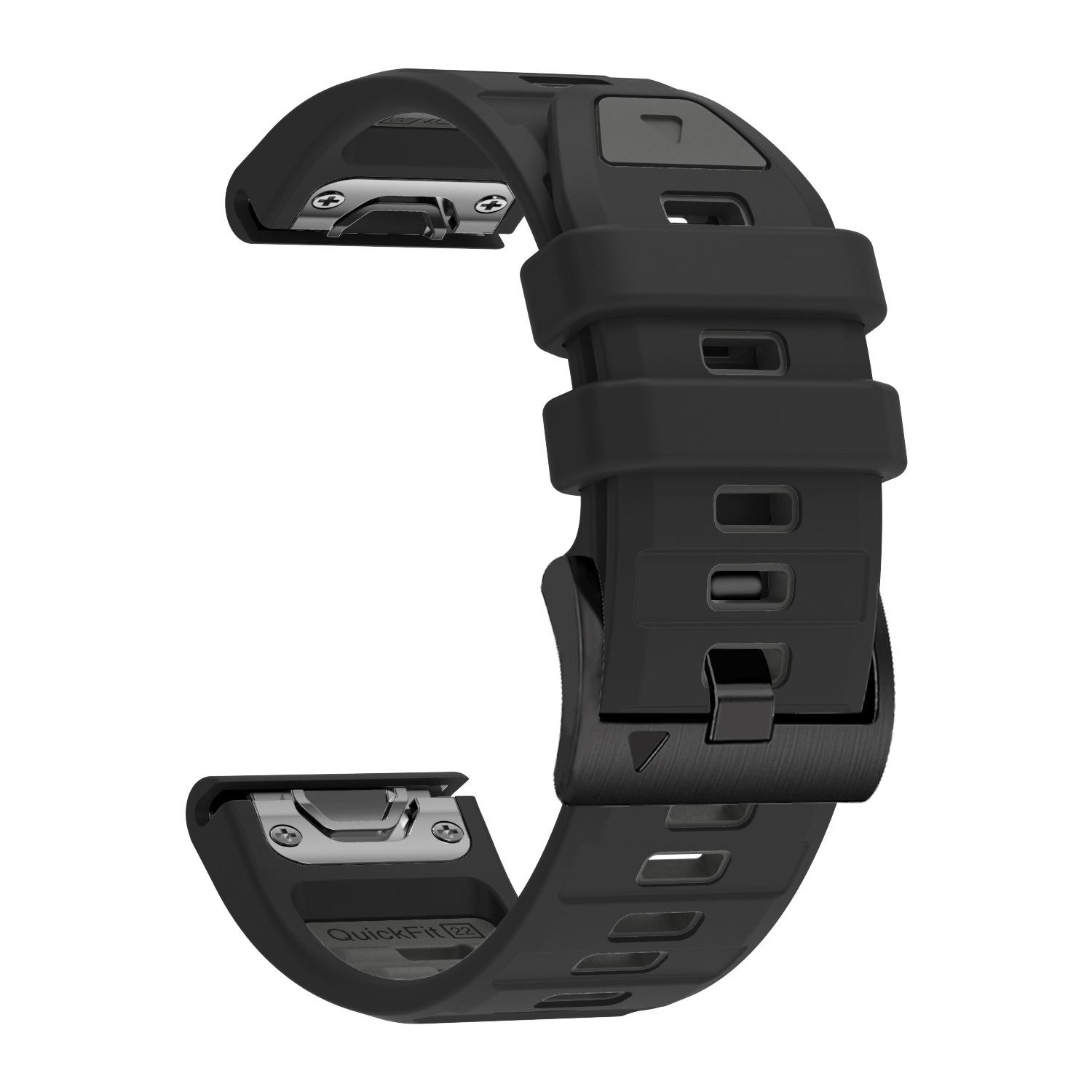 

Двухцветный силиконовый ремешок Garmin Fenix 8 - 51 мм/47 мм (22мм/26мм) Quick Release 22mm