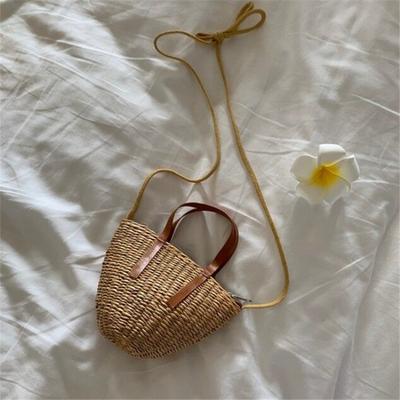 Kids Straw Bag Cute Girls Mini Crossbody Bags Rattan Toddler Purses And Handbags Child Messenger Bag
