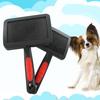 Pet Brush Non-slip Handle Hair Removal Stainless Steel Pet Grooming Comb for Dog
