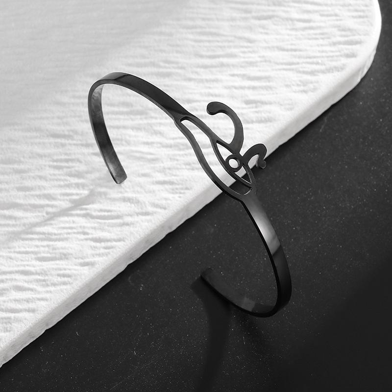 

Горячая Распродажа Европейский и Американский Титановая Сталь Глаз Гора Открытый Браслет Открытое Кольцо Комбинация Материал Нержавеющая Сталь