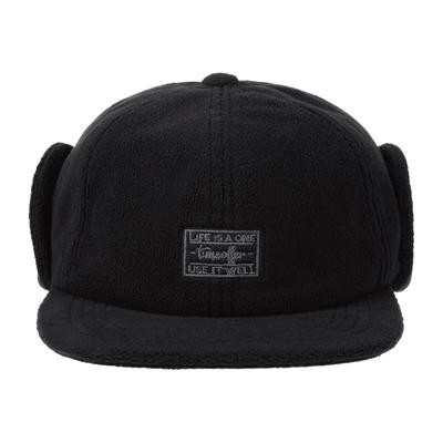 Basic Enchi All Freece Ohr Hand Outdoor Fleece Flache Mütze mit Ohren und Einheitsgröße für Männer und Frauen Mütze, Waschbar, Patch, Feuchtigkeitstransportierend,