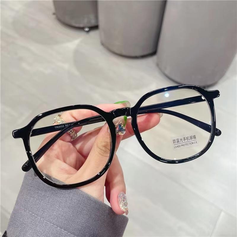 Square-framed Glasses Women Men Minimalist Trend Eyewear Daily Leisure Female Male Clear Anti Radiation Filter Glasses