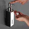 Chrome/Brushed/Black Stainless Steel Liquid Soap Dispensers Shampoo Bathroom Accessories Hotel Hardware Washing Portable Machine