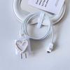Flash Diamond Love Applies To Apple 14 Charger Protective Case iPhone13 Data Cable 20w Fast Charging Head 15Pro