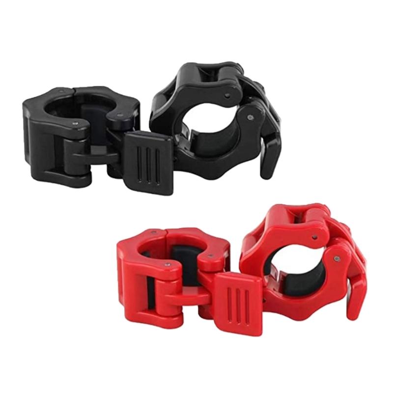2 Stück Gym Clip Set Schnellverschlüsse Verriegelnde Hantelscheibenklemmen für Gewichtheben Rutschfeste Hantelklemme Gewichtsklemme Hantelklemmen