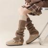 Kids Sweet Girl Leg Warmers Simplicity Korean Fashion School Calf Elegant Sock for Baby Girl Autumn Winter Piles Loose Socks