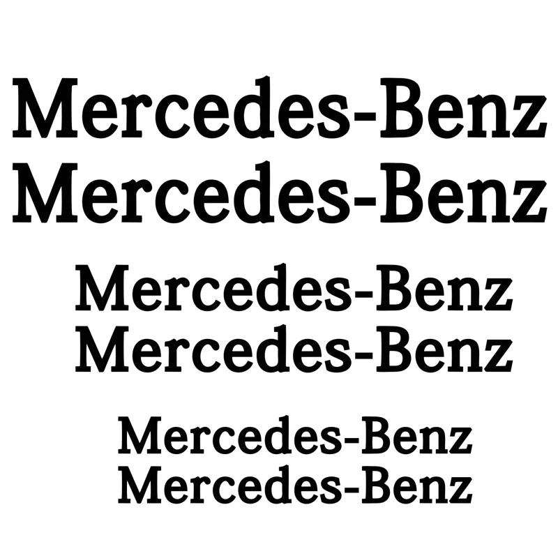Voor AMG Mercedes-Benz remklauw auto stickers accessoires hoge temperatuur rem voor auto carrosserie raamglas bagage stickers.