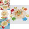 Wooden Geometric Chain Puzzle Game For Family Brain Teasers And Skills Development