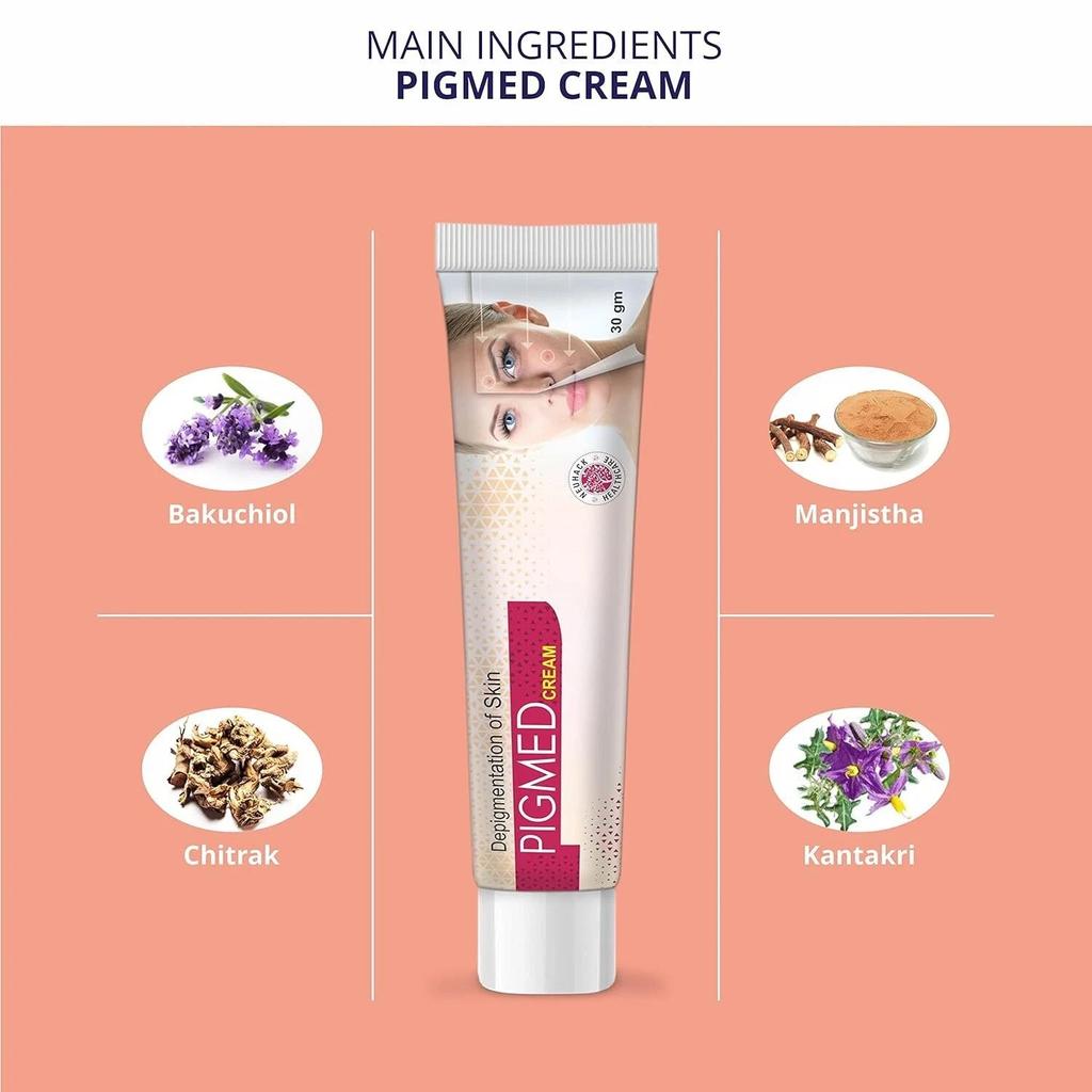Neuhack Pigmed De Pigmentation cream for Dark spots, Acne scars, Pimple marks