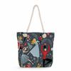 Ballet Print Thick Rope Single-shoulder Beach Bag 7246 CLE