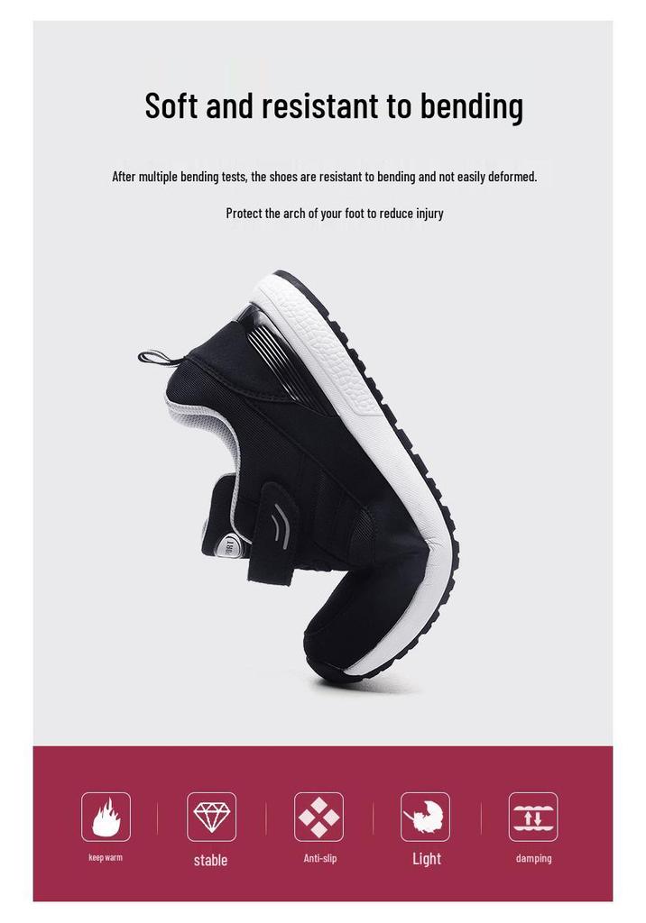Soft Sole Non-Slip Walking Shoes for Men - Ideal for Spring & Autumn, Perfect for Middle-Aged & Elderly