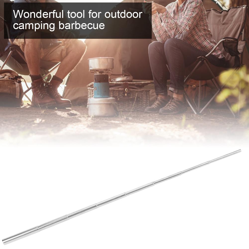 3Pcs 304 Stainless Steel Outdoor Portable Mini Stretch Blowpipe Blowtorch for Camping Barbecuesmall Size