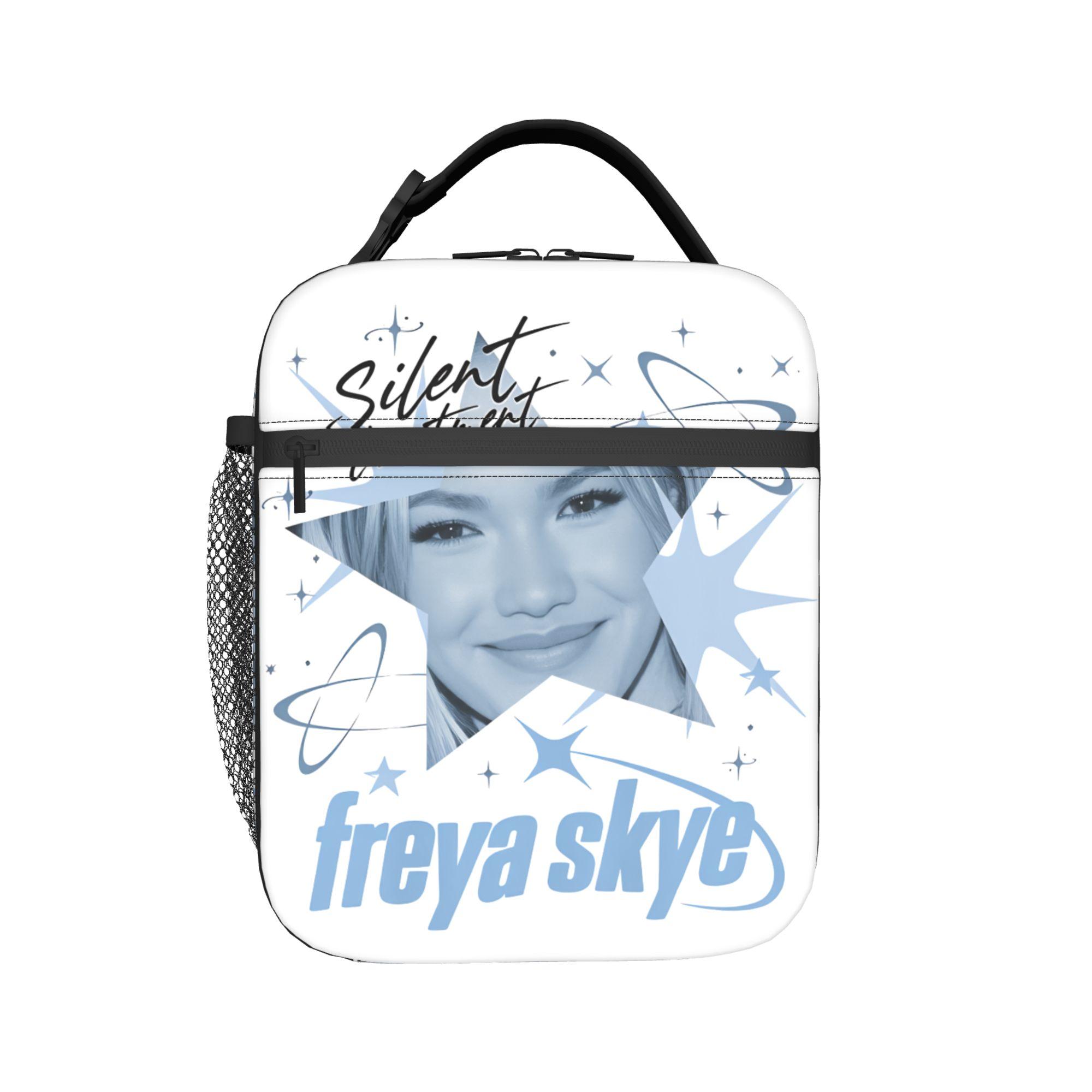 Freya Skye Lunchtas Britse Zangeres Actrice Vrije Tijd Lunchtrommel Voor Volwassenen Reizen Handige Koeltas Thermische Lunchtassen as picture