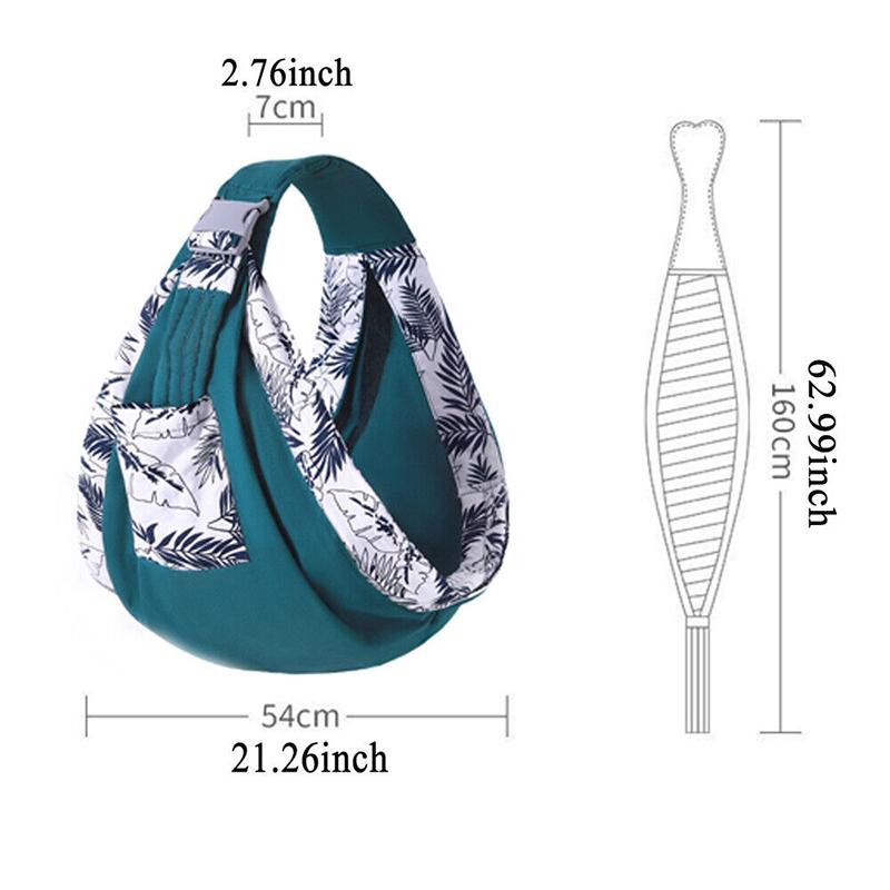Justerbar spedbarns bæresele Newborn Wrap Sling Småbarn Ryggsekk Pustende