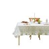 Lace Tablecloth Pure Cotton Three-Dimensional White Embroidered Lotus Leaf Coffee Table Tablecloth Dining Table Cloth Wedding Decoration