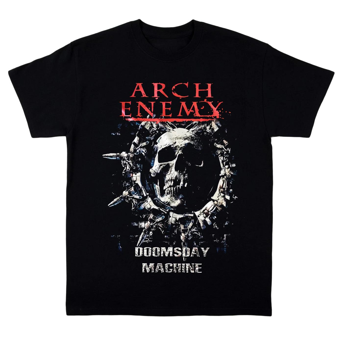 Винтажная черная хлопковая футболка группы ARCH ENEMY S-5XL S