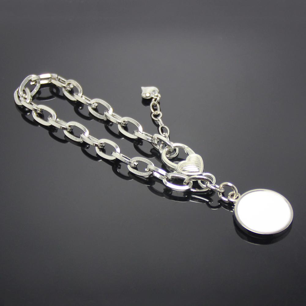 Sublimationsarmbänder für Damen Mode Wärmeübertragung Foto Kette Schmuck Leer Neuankunft Sublimationsarmband Kette