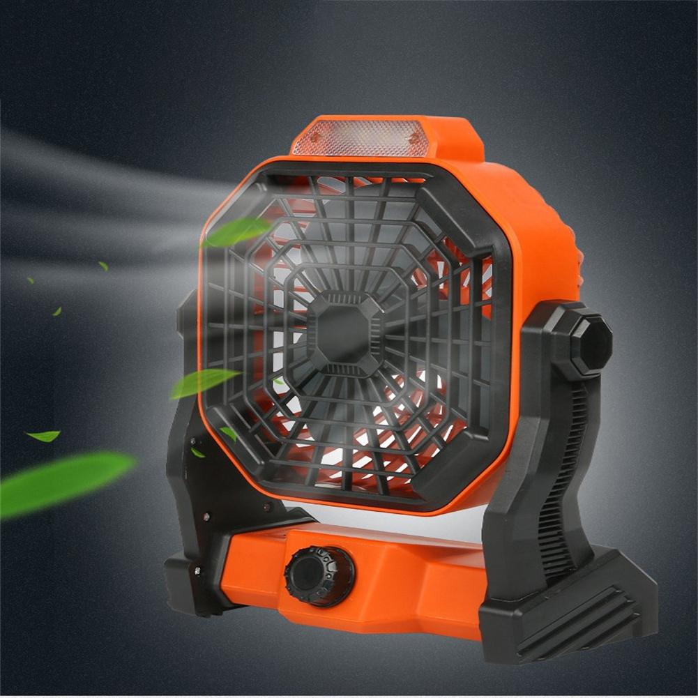 Led Camping Fan Multifunction Lighting Electric Fan Hanging Tent Lamp Usb Charging Portable Fan Lamp