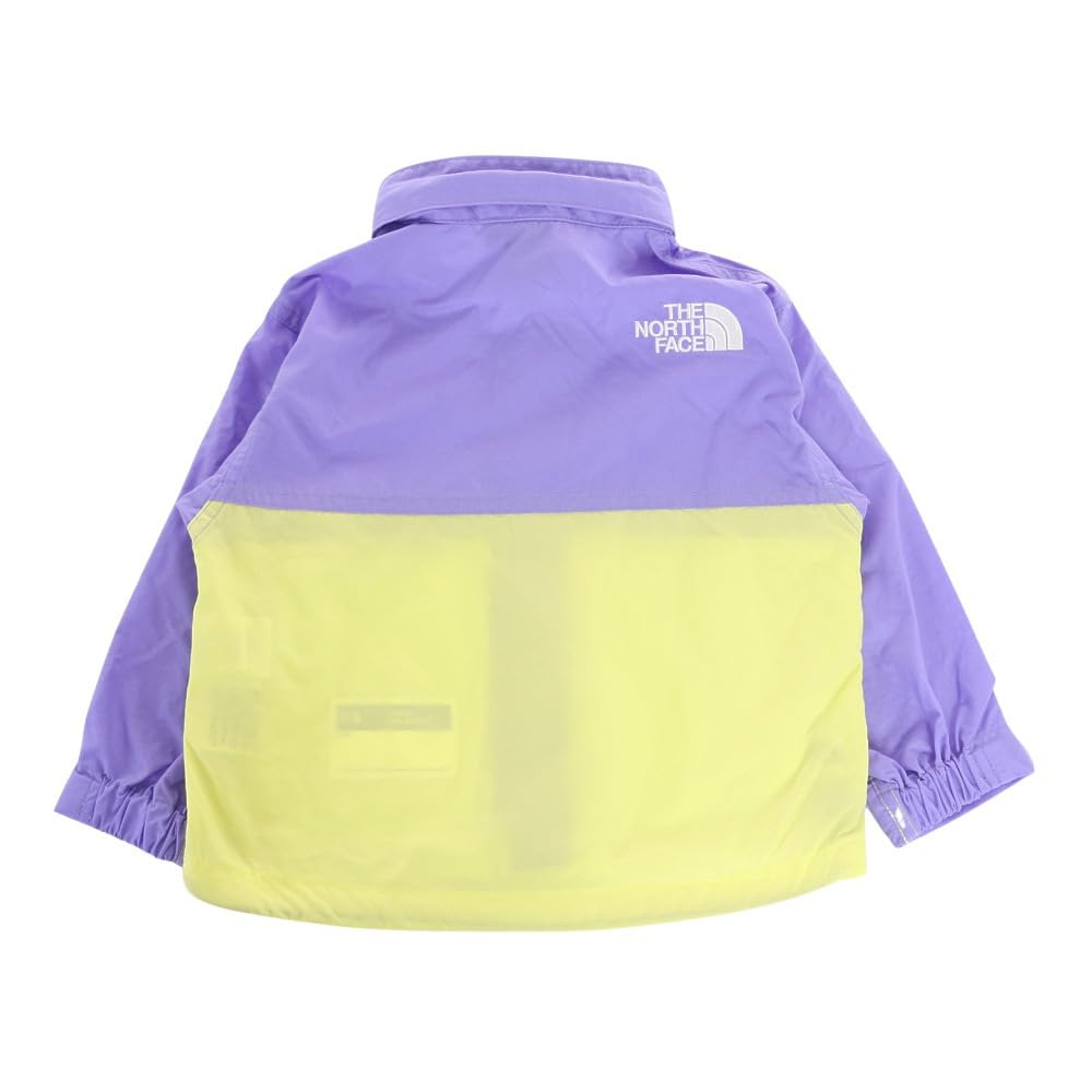 The North Face Baby Compact UV Optic Size 80 Jacket, Unisex, Water-Repellent, Protection, Lightweight, Violet/Lemon Yellow,