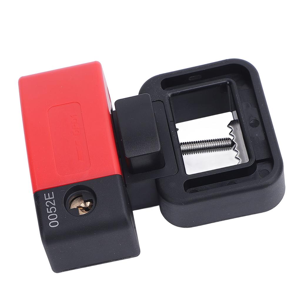 Leistungsschalter-Sperrvorrichtung Nylon PA Schale Selbstverriegelnde Leistungsschalter-Sperrvorrichtung mit Anhänger Schlüssel