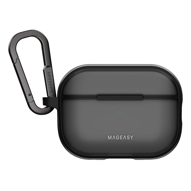 

[MagEasy] AirPods Pro2 Pro correspondence case frost clear Shockproof Fall prevention carabiner With cover simple wireless charging MagSafe compatible