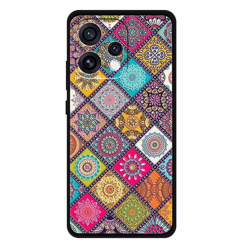 3D Emboss Case For Oppo Reno15 5G Phone Case Reno 15 Coque Flowers Silicone Soft Back Cover For Oppo Reno 15C 5G 2025 Case Funda