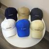 Unisex Adjustable Baseball Cap With Breathable Fabric And Trendy Embroidery Letter
