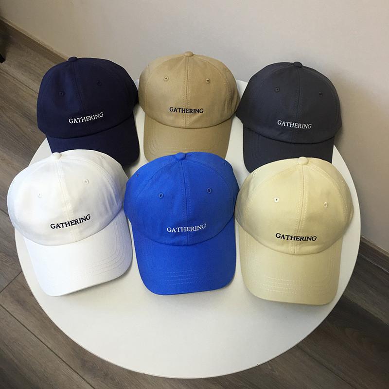 Unisex Adjustable Baseball Cap With Breathable Fabric And Trendy Embroidery Letter