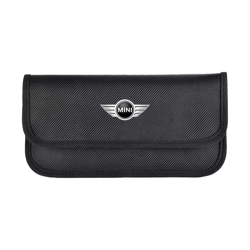 Car Key Signal Blocker Case Faraday Cage Fob Pouch RFID Blocking Bag For MINI Cooper One JCW Works R55 R56 F56 R58 R59 R60 R50 Qclyn77