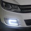 2/4Pcs 12V U Shape Daytime Running Light Waterproof DRL Car LED Strip External Lights Signal Lamp Fog Lamp Universal