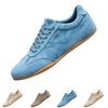 Damen Freizeit Flache Schnür-Sneaker Retro-Stil Leicht Atmungsaktiv Bequem Gehen Schuhe Geeignet für den Alltag