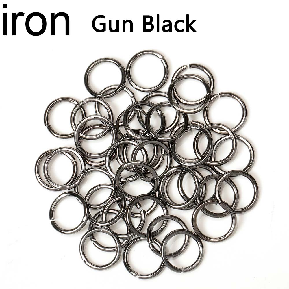 200pcs/lot 3-12mm Iron Jump Rings Split Rings Connectors Stainless steel DIY Jewelry Finding Making Accessories Wholesale Supply