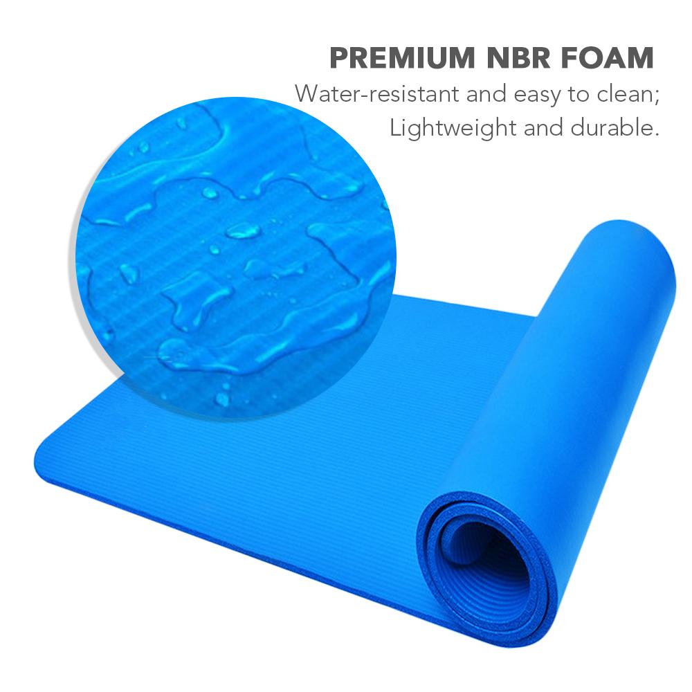 NBR Yoga Mat Closed Cell Foaming Body Yoga Mat Non Slip Exercise Mat