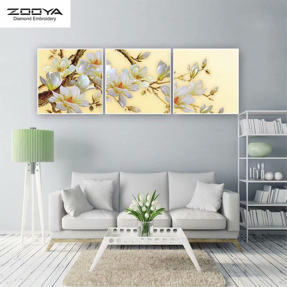 

ZOOYA DIY 5D круглая несколько алмазов картина цветная цветочная вышивка крестиком домашний декор