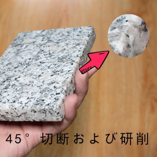 No-brand natural high-quality granite slabs, 10x10cm, set of 5, polished finish, 10*10