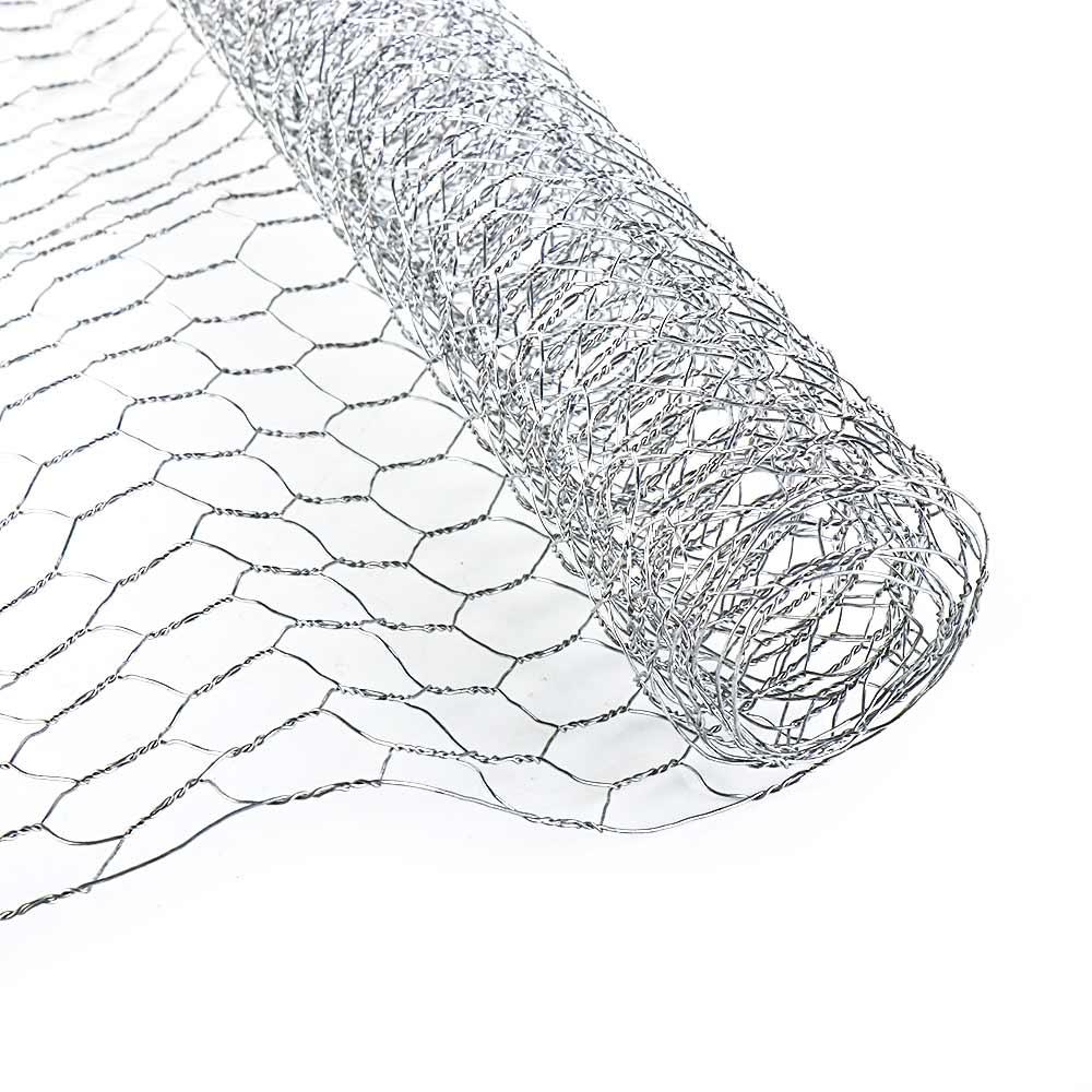 Rust Proof Galvanized Wire Mesh Lightweight Chicken Wire Fence Mesh Hexagonal Wire Mesh Garden