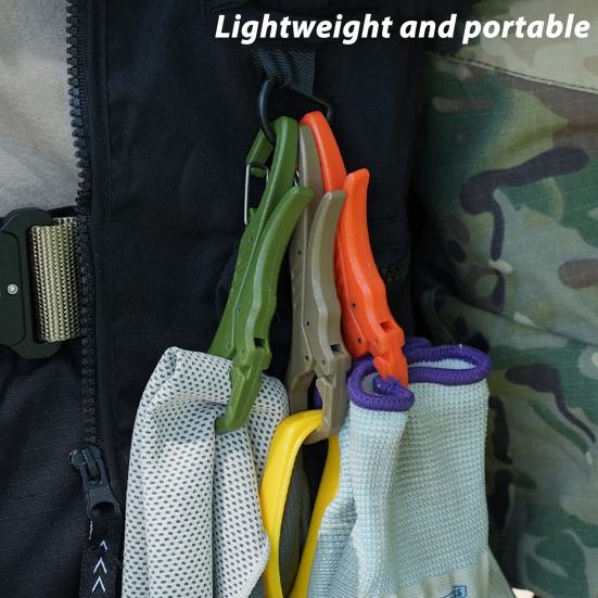 2/4Pcs Outdoor Camping Glove Clip Heavy Duty Portable Construction Work Glove Holder Towel Hat Hiking Fishing Gear Clamp Hanger Keeper Grabber
