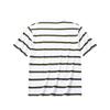 Anta Comfortable Breathable Striped Round Neck Versatile Short Sleeve T-Shirt Men Tops Snow-White 152528128-1