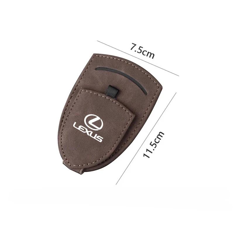 PPFX2 Car Sun Visor Glasses Box Sunglasses Clip Card Ticket Holder For Lexus LS LC RZ IS350 ES300 GS350 CT200h GX460 LX570 RX500h NX30