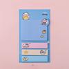 10Pcs Blue Series Combination Index Sticky Notes, 80 Pads Each (20 × 4 Designs), Cute Sleepy Sheep Index Sticky Notes, Self-adhesive