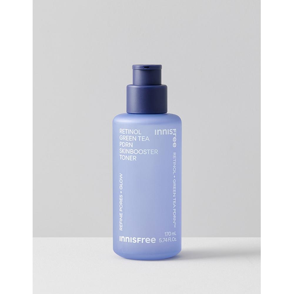 

Innisfree Новый тонер-бустер для кожи с ретинолом, зеленым чаем и ПДРН 170 мл