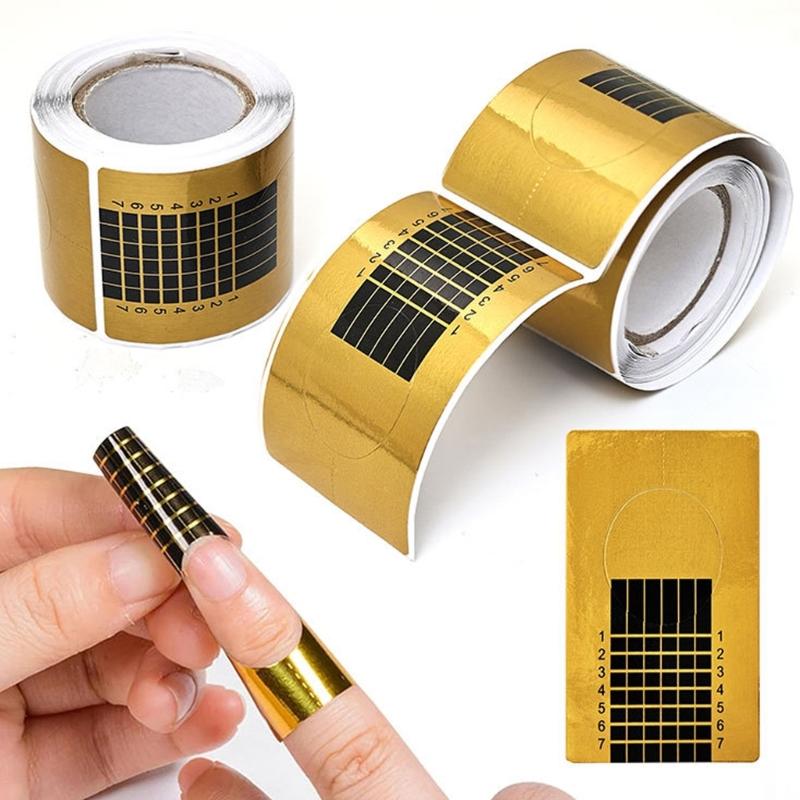 Clear Nail Enhancer Rectangular Horseshoe Shape For Long Gel Polish Application Home Salon